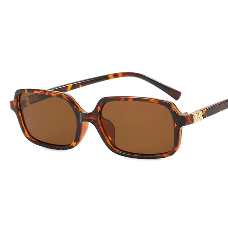 Luxury Vintage Rectangle Sunglasses