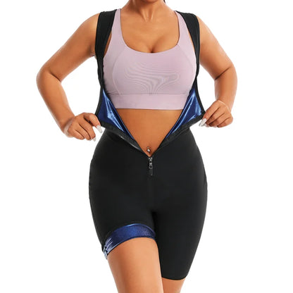 Women Sauna Sweating 3-in-1 Bodysuit