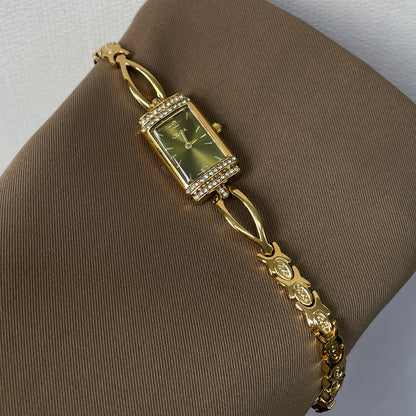 Green Square Watch