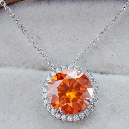 5 Carat Moissanite Necklace