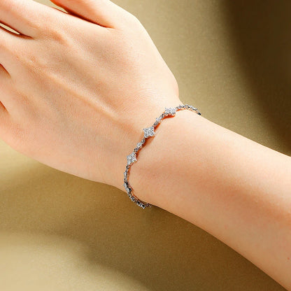 SMYOUE Full Diamond Moissanite Bracelet