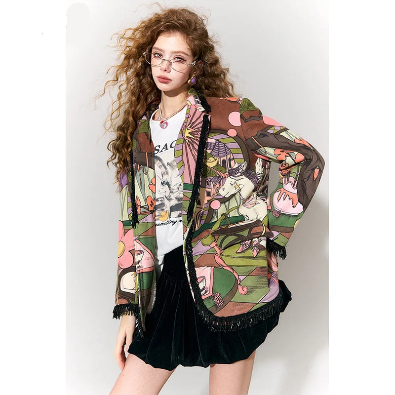 Boho Fringe Cardigan