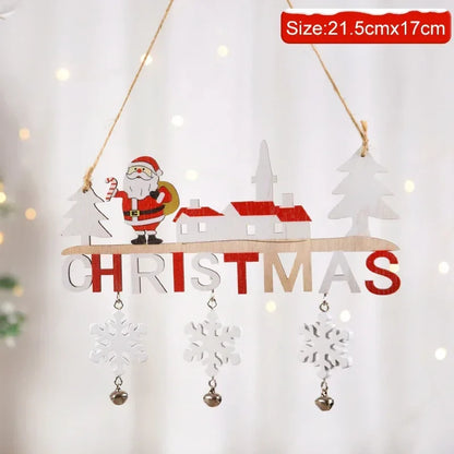 Wooden Hanging Christmas Decor