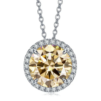 5 Carat Moissanite Necklace