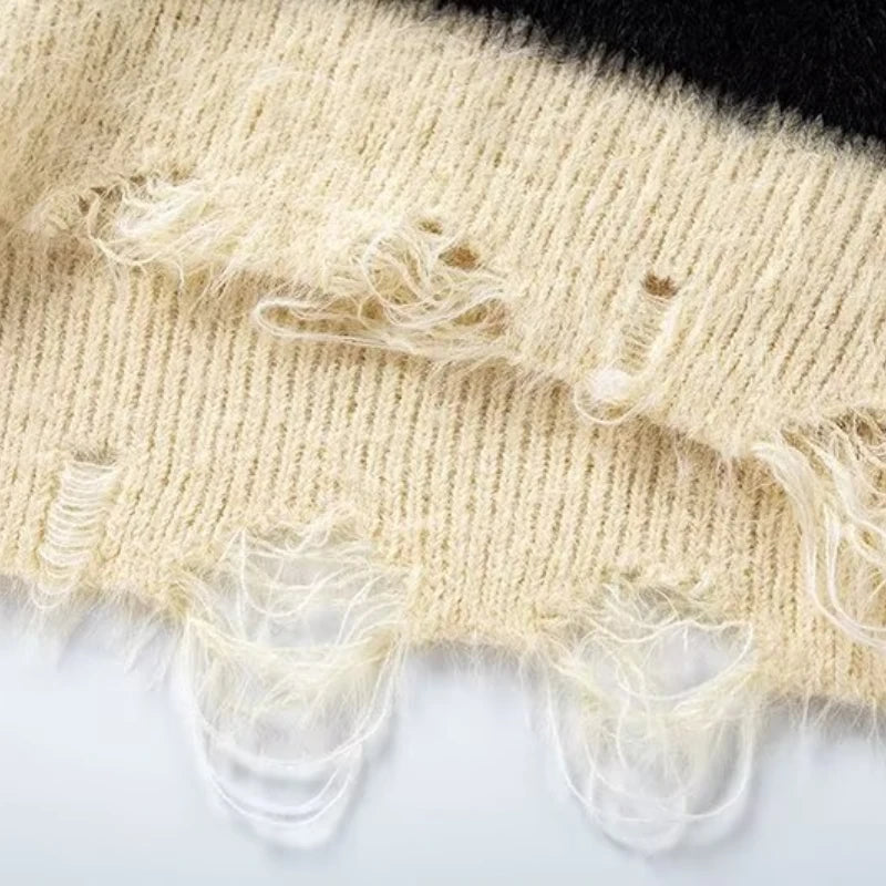 Cat Pattern Retro Sweater