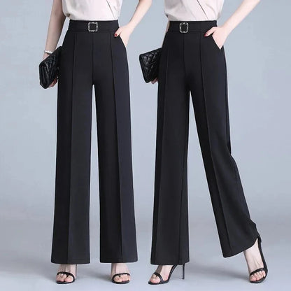 High Waist Wide-Leg Pants