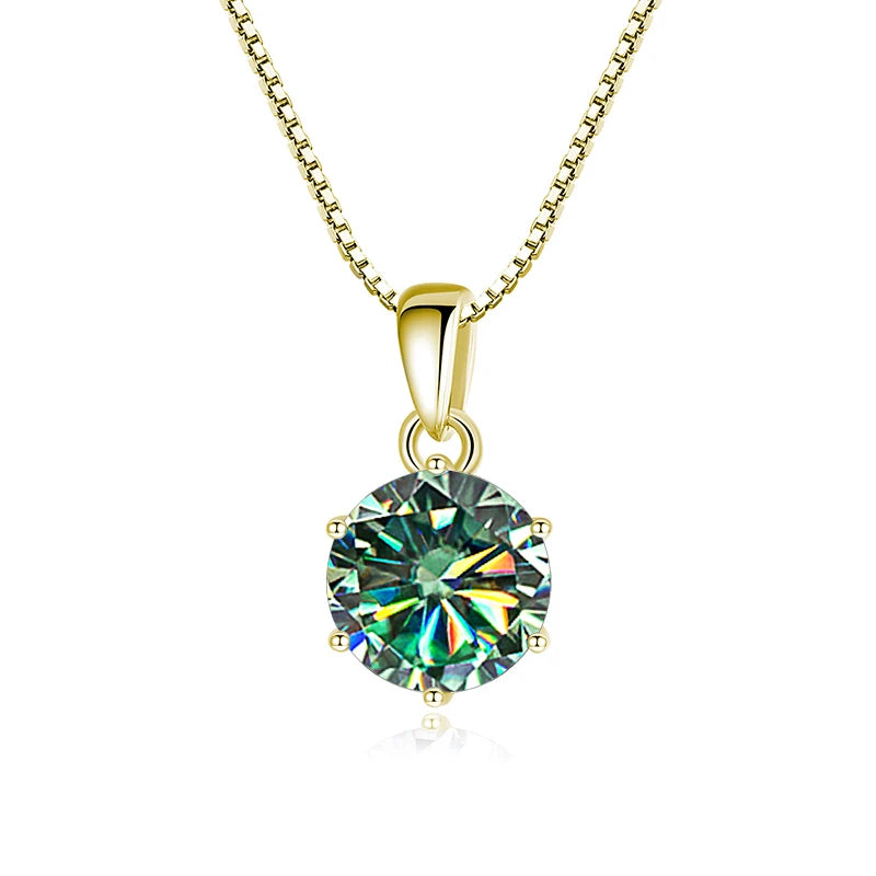 Moissanite Pendant Necklace
