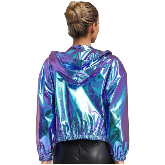 Holographic Zip Jacket