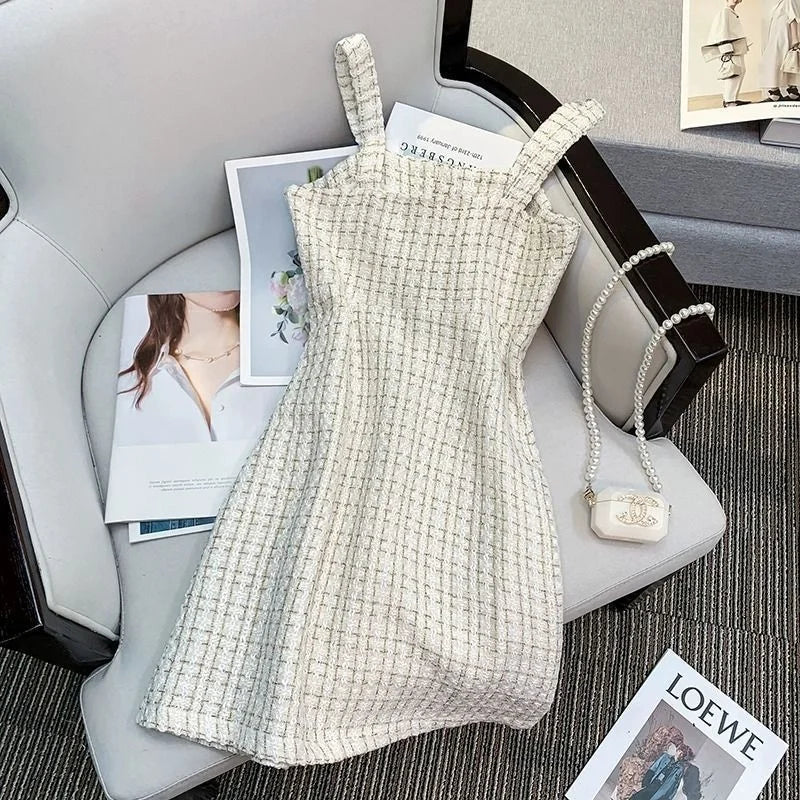 Plaid Dress Set