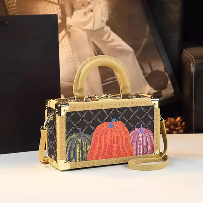 Leather Box Handbag