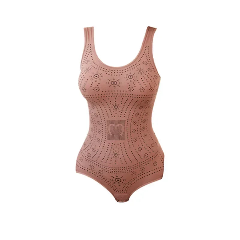 Seamless Printed Plus Size Bodysuit
