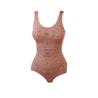 Seamless Printed Plus Size Bodysuit