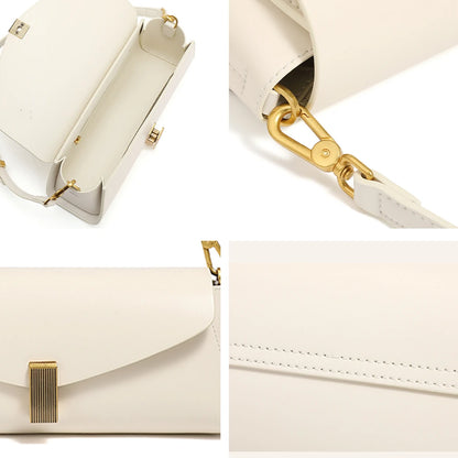 Square Leather Shoulder Bag