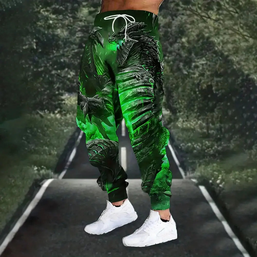 Lion print sweatpants