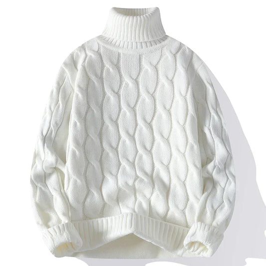 Men’s Turtleneck Knit Sweater