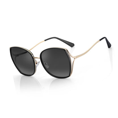 Oversized Polarized Butterfly Sunglasses
