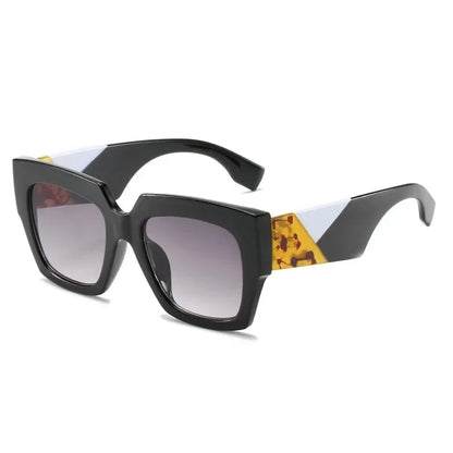 Oversized Square Retro Sunglasses UV400
