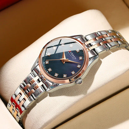 Elegant Stainless Steel Women’s Watch
