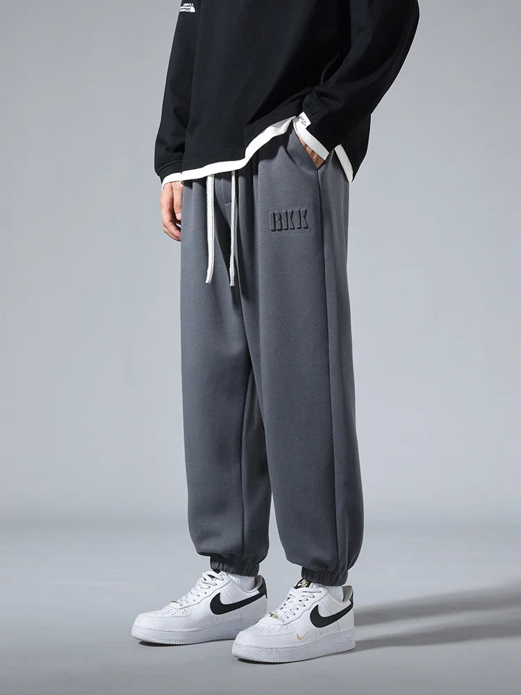 Baggy cotton joggers