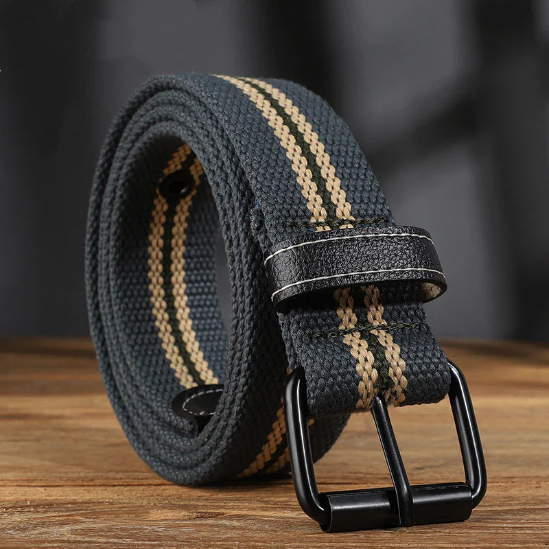 Extended canvas belt