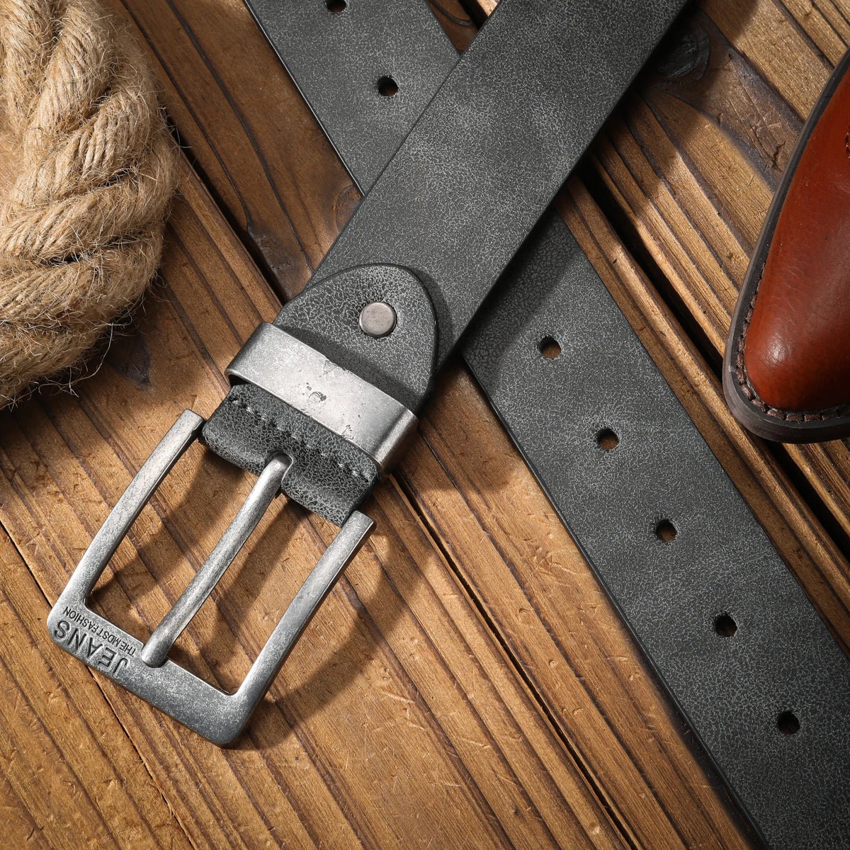 Casual retro PU belt