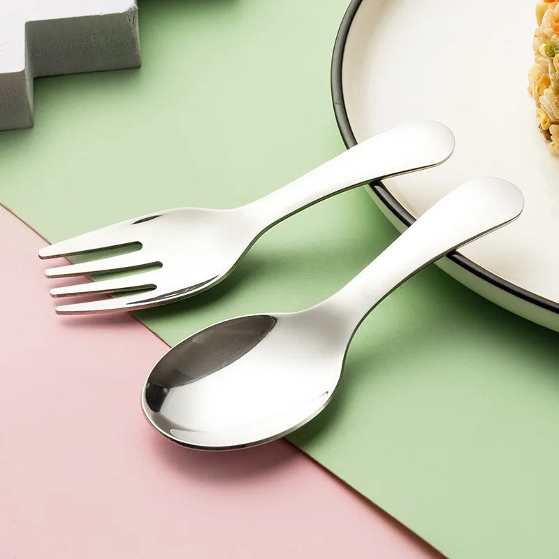 Portable stainless steel tableware