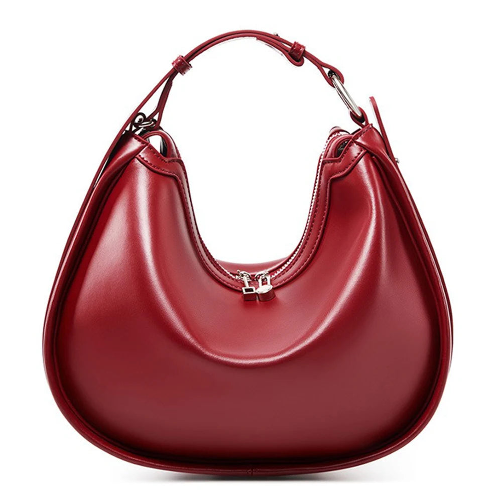 Premium Leather Hobo Bag