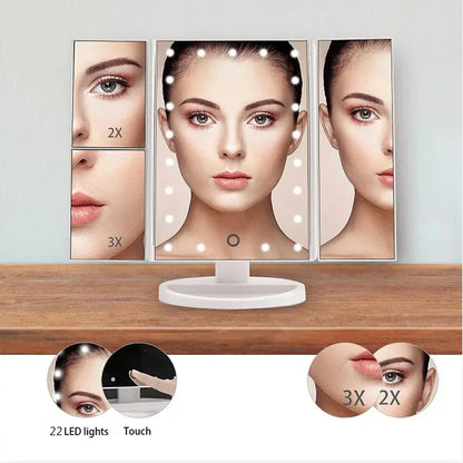 LED Vanity Makeup Mirror with Touch Control