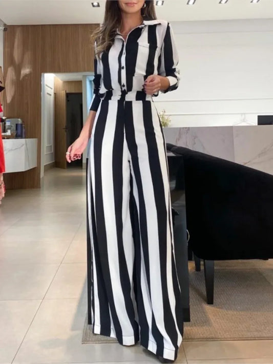 Striped Two-Piece Set
