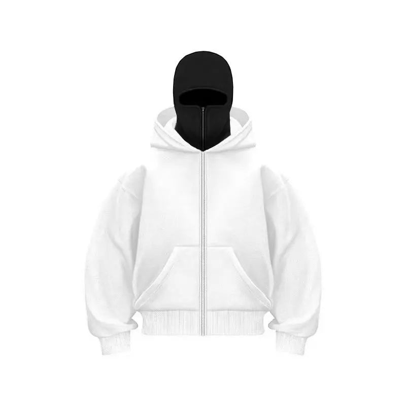 Men’s Y2K Double Hooded Hoodie