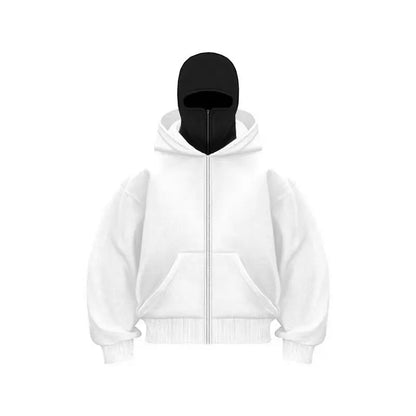 Men’s Y2K Double Hooded Hoodie
