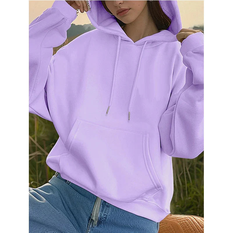 Butterfly Floral Graphic Purple Hoodie