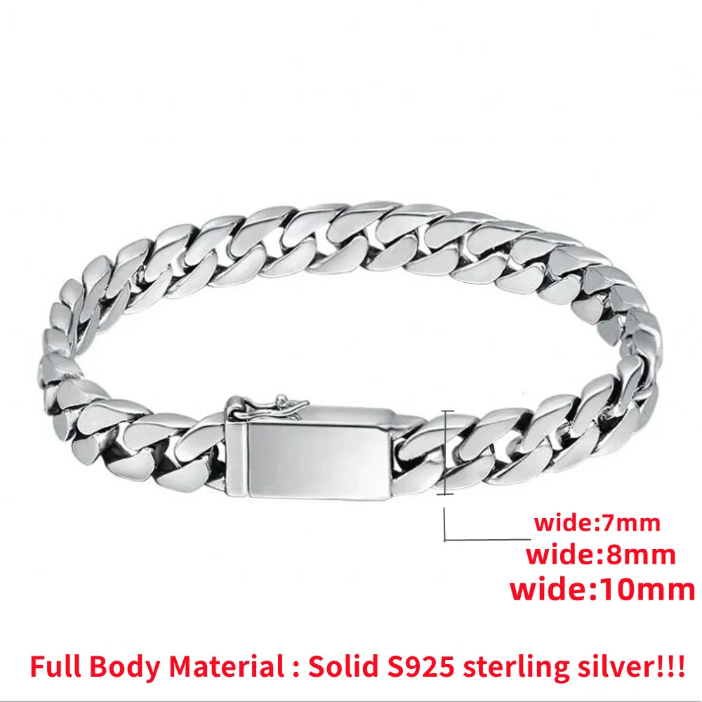 Punk Sterling Silver Bracelet