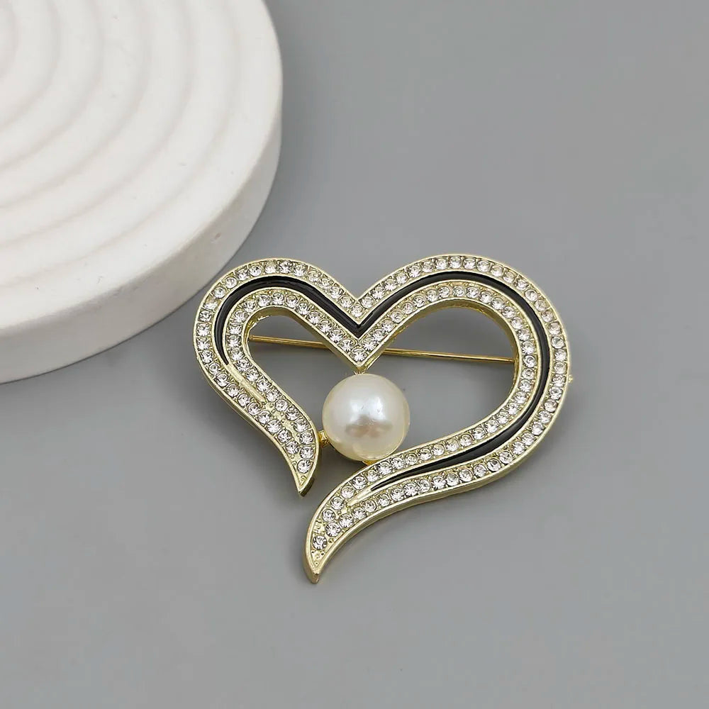 Pearl Love Brooch