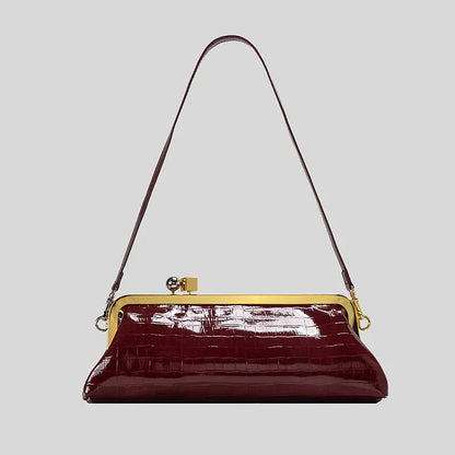 Long Kiss Lock Clutch