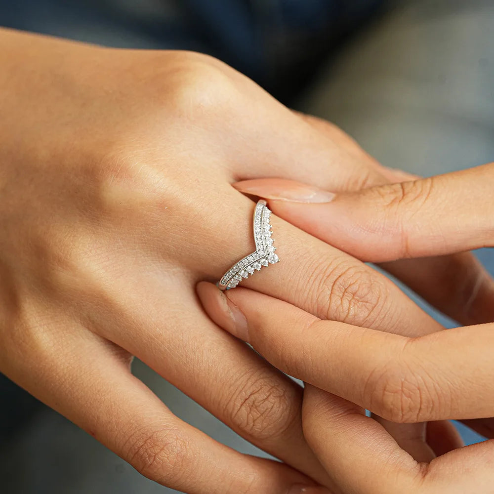 Moissanite Wedding Ring