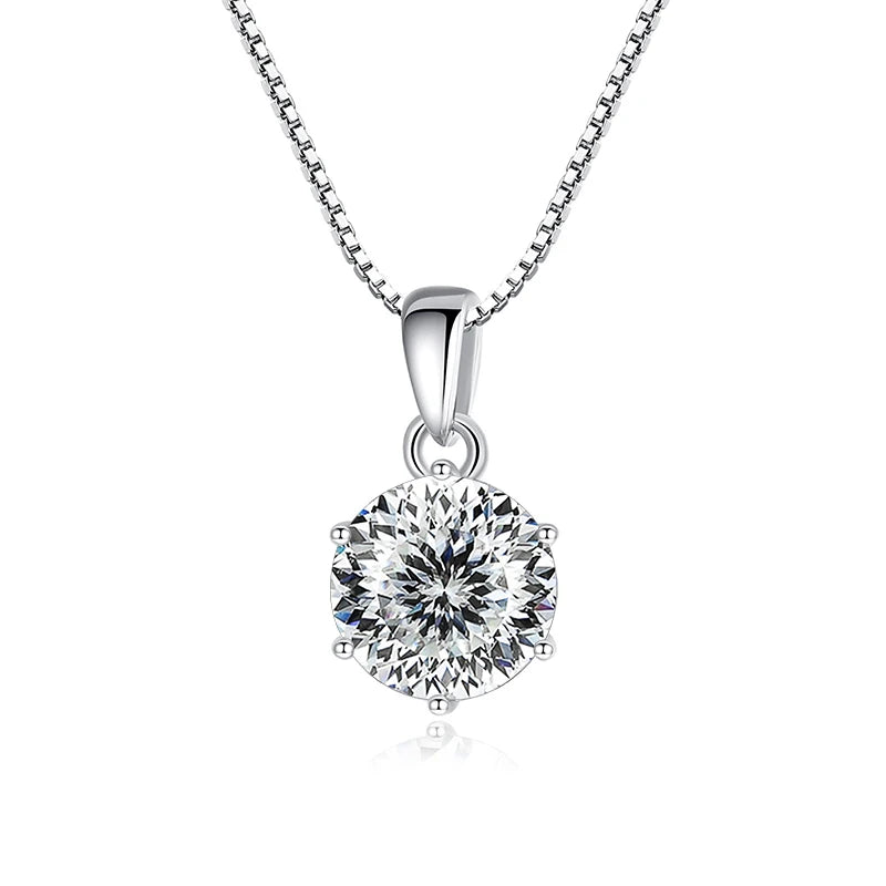 Moissanite Pendant Necklace