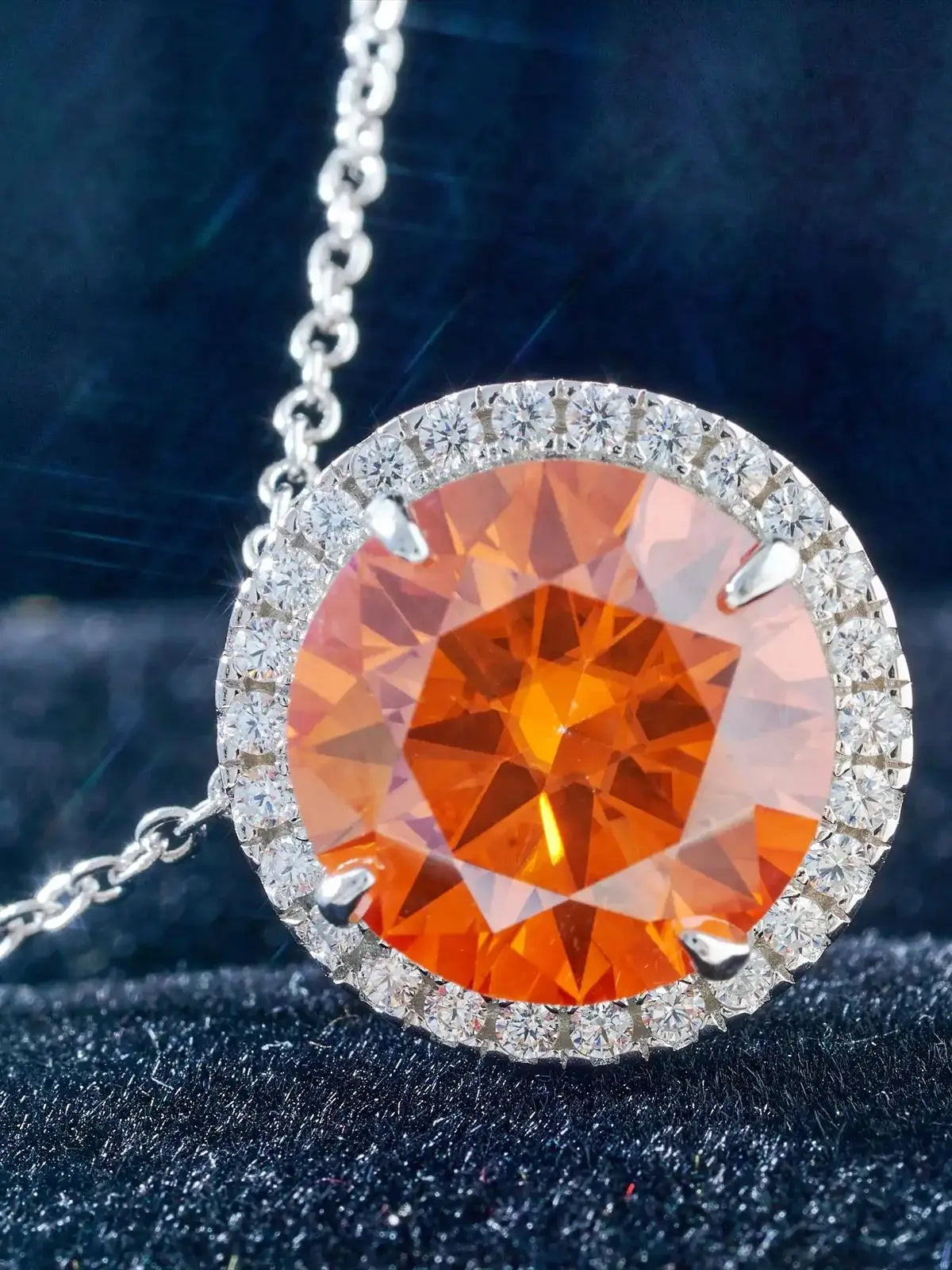 5 Carat Moissanite Necklace