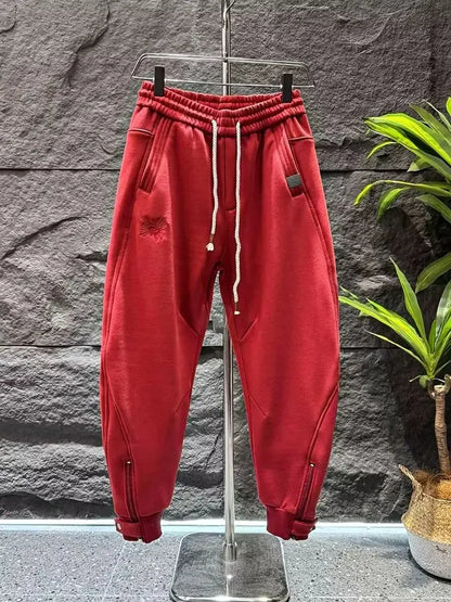 Wide jogger sweatpants