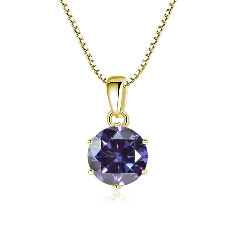 Moissanite Pendant Necklace
