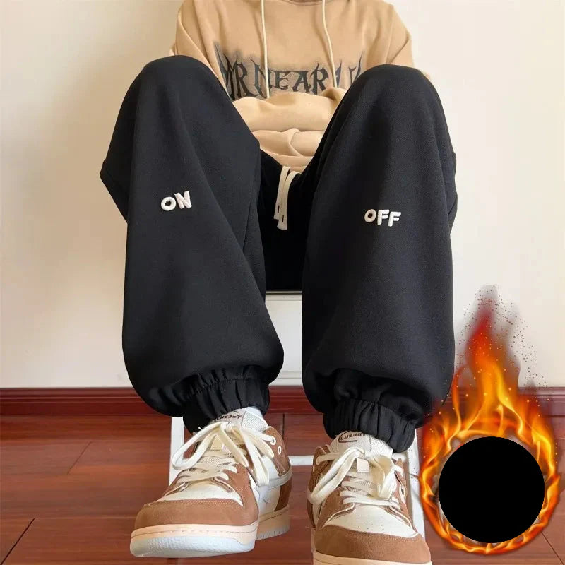 Fleece lined sweatpants