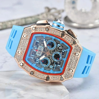 Multifunctional Barrel Quartz Watch