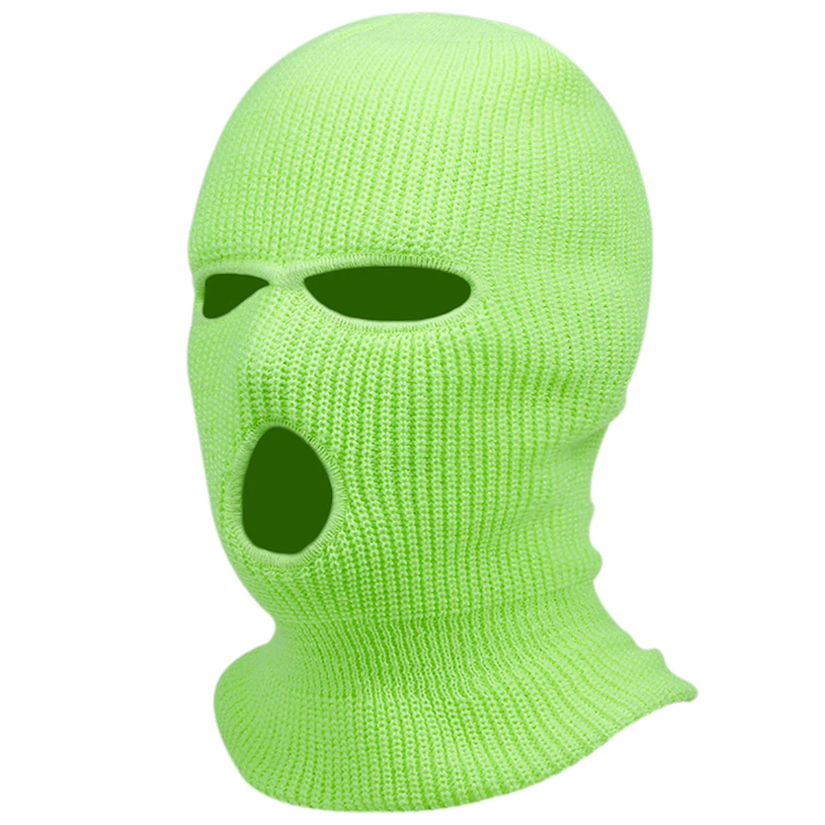 Solid Color Masked Knit Beanie