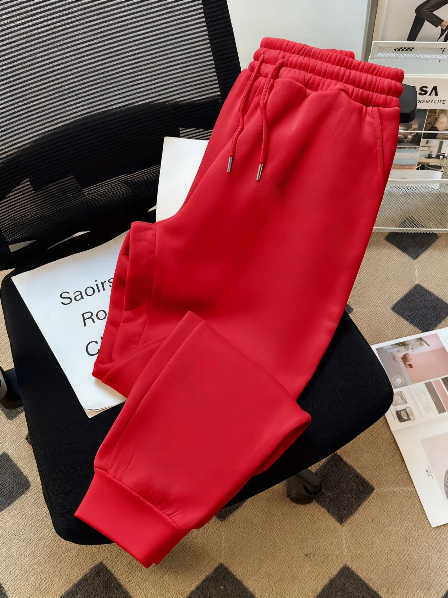 Solid fleece sweatpants