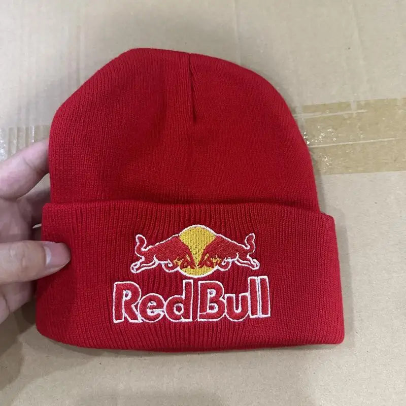 Red Bull Embroidered Knitted Beanie