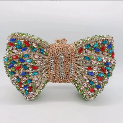Rhinestone Evening Clutch Purse