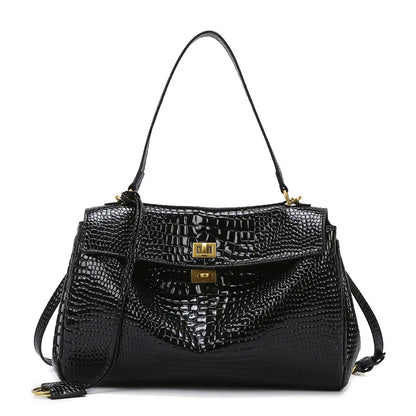 Large Capacity PU Leather Tote Bag