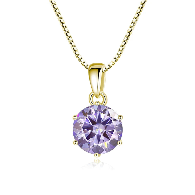 Moissanite Pendant Necklace