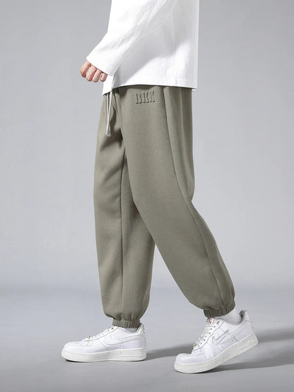 Baggy cotton joggers