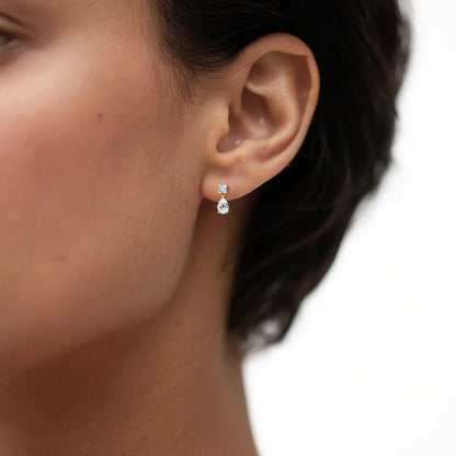 Women’s Waterdrop Moissanite Earrings